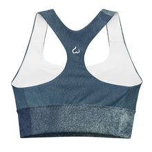 Lade das Bild in den Galerie-Viewer, Longline Sport-BH Powder Blue