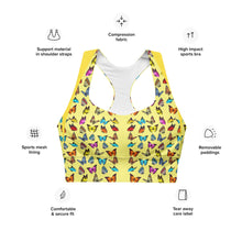 Lade das Bild in den Galerie-Viewer, Longline Sport-BH Dancing Butt Ansicht Material