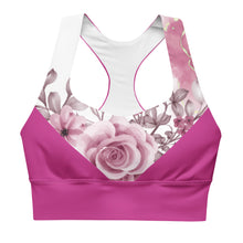 Lade das Bild in den Galerie-Viewer, Longline Sport-BH Vintage Rose
