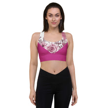 Lade das Bild in den Galerie-Viewer, Longline Sport-BH Vintage Rose