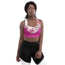 Lade das Bild in den Galerie-Viewer, Longline Sport-BH Vintage Rose