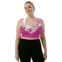 Lade das Bild in den Galerie-Viewer, Longline Sport-BH Vintage Rose