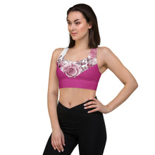 Lade das Bild in den Galerie-Viewer, Longline Sport-BH Vintage Rose