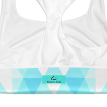 Lade das Bild in den Galerie-Viewer, Longline Sport-BH Gingerbread Ansicht Innen Logo