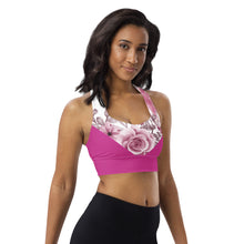 Lade das Bild in den Galerie-Viewer, Longline Sport-BH Vintage Rose