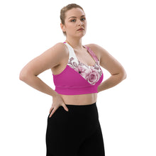 Lade das Bild in den Galerie-Viewer, Longline Sport-BH Vintage Rose