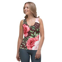 Lade das Bild in den Galerie-Viewer, Tank-Top Red Roses Ansicht Vorne