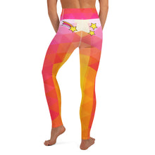 Lade das Bild in den Galerie-Viewer, High Waist Leggings Galaxia Ansicht Hinten