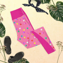Lade das Bild in den Galerie-Viewer, High Waist Leggings Sweet Tooth Ansicht Material