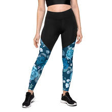 Lade das Bild in den Galerie-Viewer, Fanny Pack Leggings Misses Blue Ansicht Front