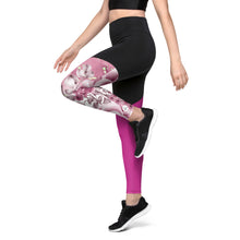 Lade das Bild in den Galerie-Viewer, Fanny Pack Leggings Vintage Rose