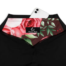 Lade das Bild in den Galerie-Viewer, Fanny Pack Leggings Red Roses Ansicht Tasche