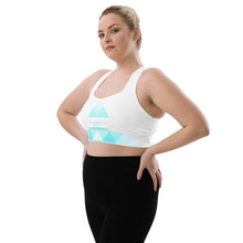 Lade das Bild in den Galerie-Viewer, Longline Sport-BH Gingerbread Ansicht links XL
