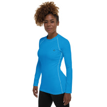 Lade das Bild in den Galerie-Viewer, Langarm Rash-Guard Blue Ansicht links
